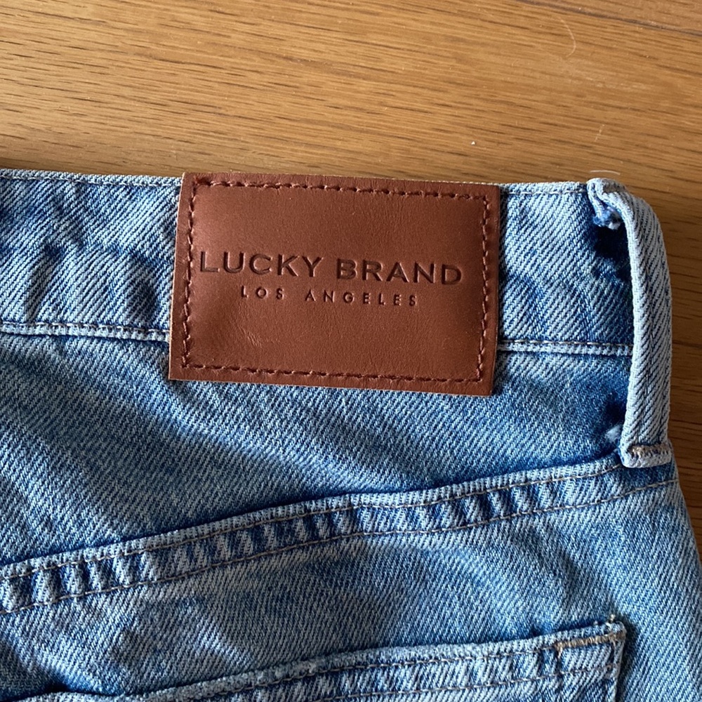 Lucky Brand high rise “Mom Jean”